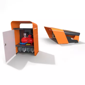 C-Home robotfűnyíró ház garázs  Ceora-hoz 2.Kép