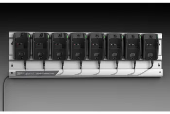 40-C80 akkumulátor töltő sín  (Fali tartó 8db töltővel) 2.Kép